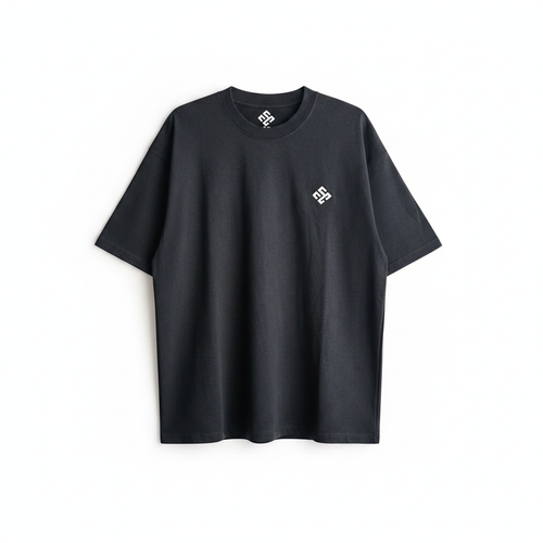 Black Tee White Background