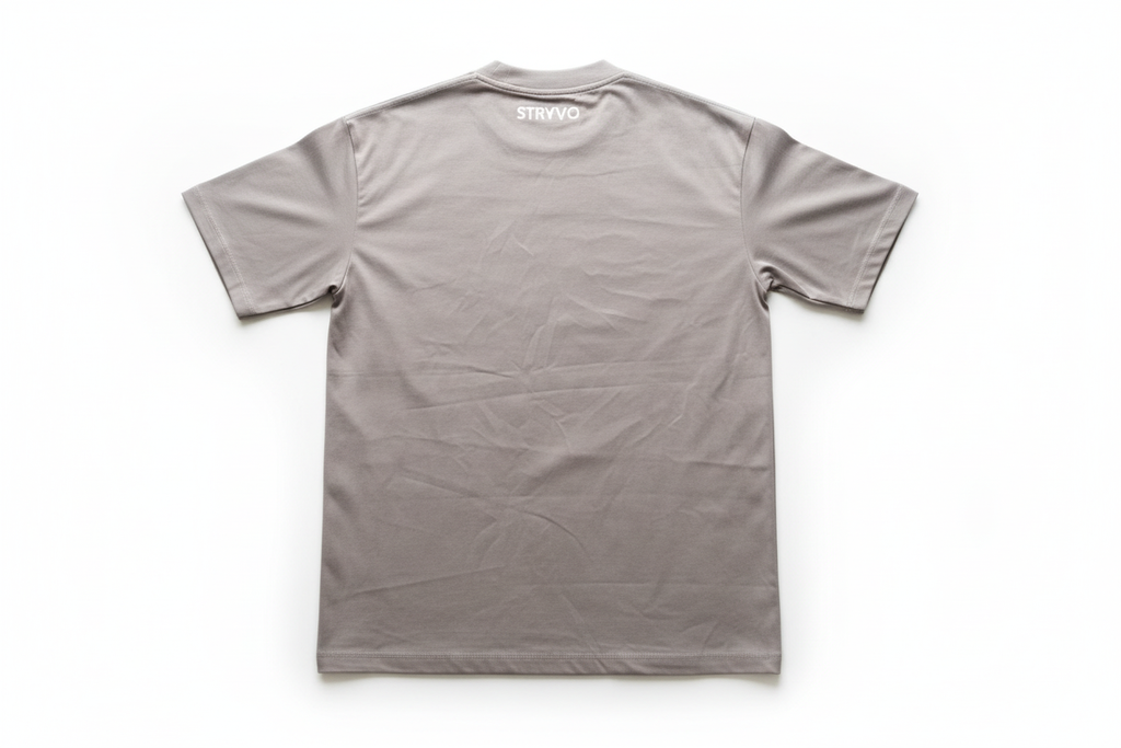 STRYVO Grey Tee Back