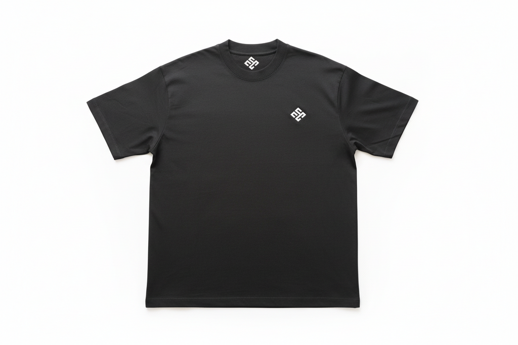 STRYVO Tee - Front Symbol Oversize ( 300GSM ) - Black